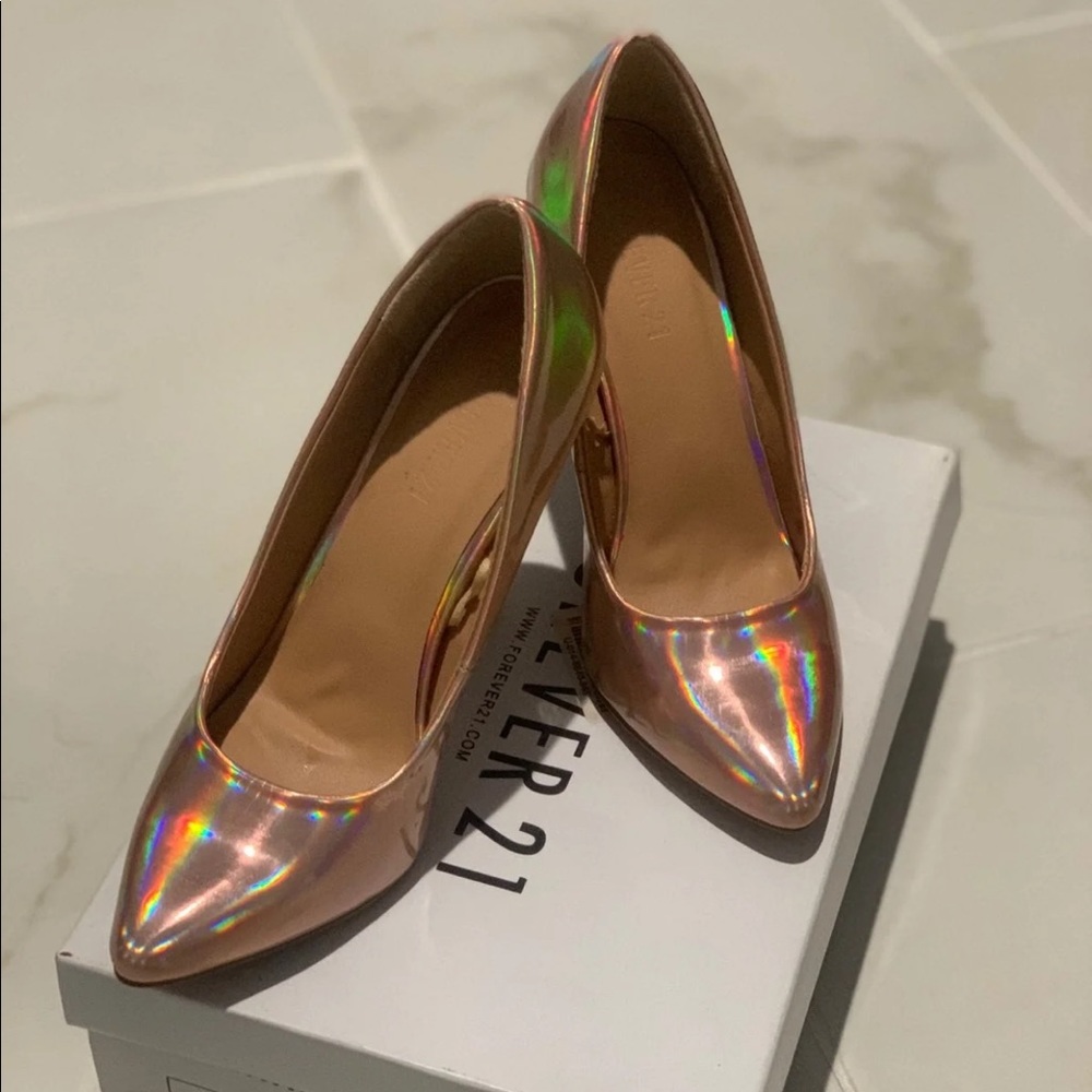 Forever 21 hologram heels
